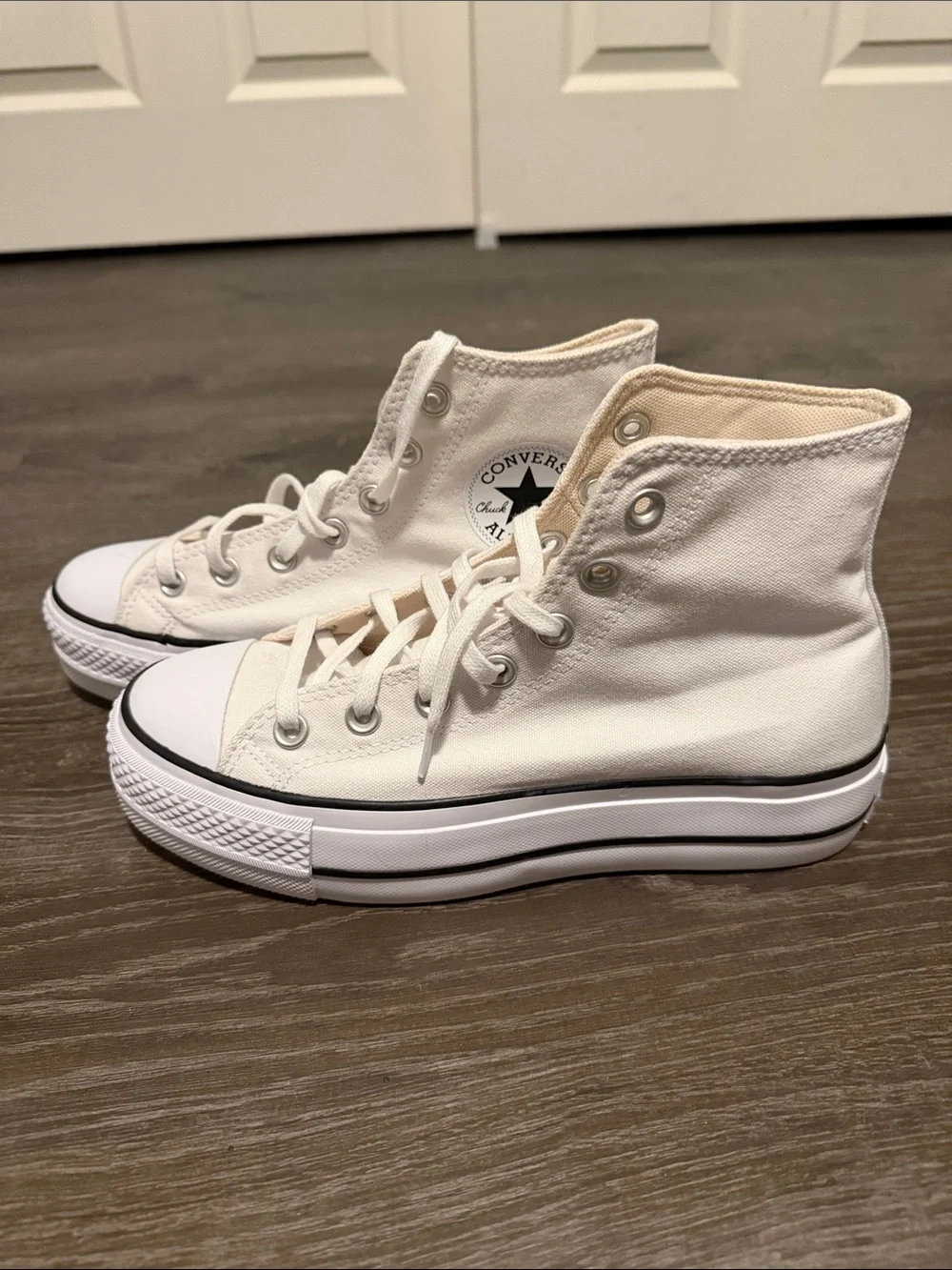 Converse Platform White High Top Sneakers